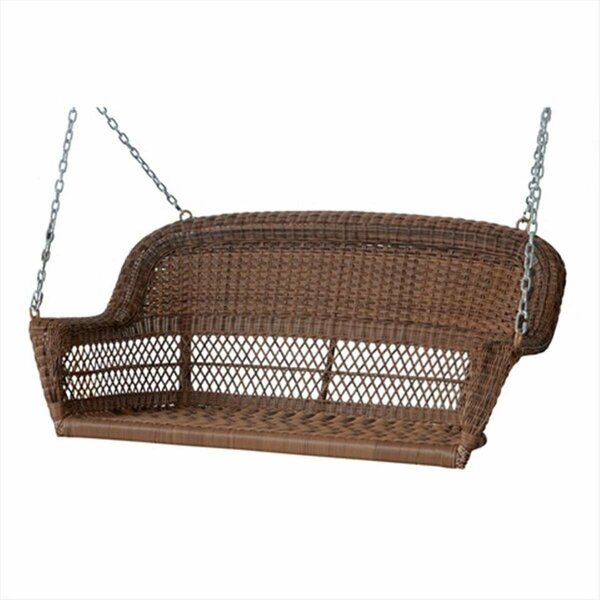 Propation Honey Resin Wicker Porch Swing PR2438985